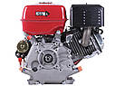 Двигун 177FE - бензин (під шліци Ø25mm) (9 к. с.) з електростартером, фото 4