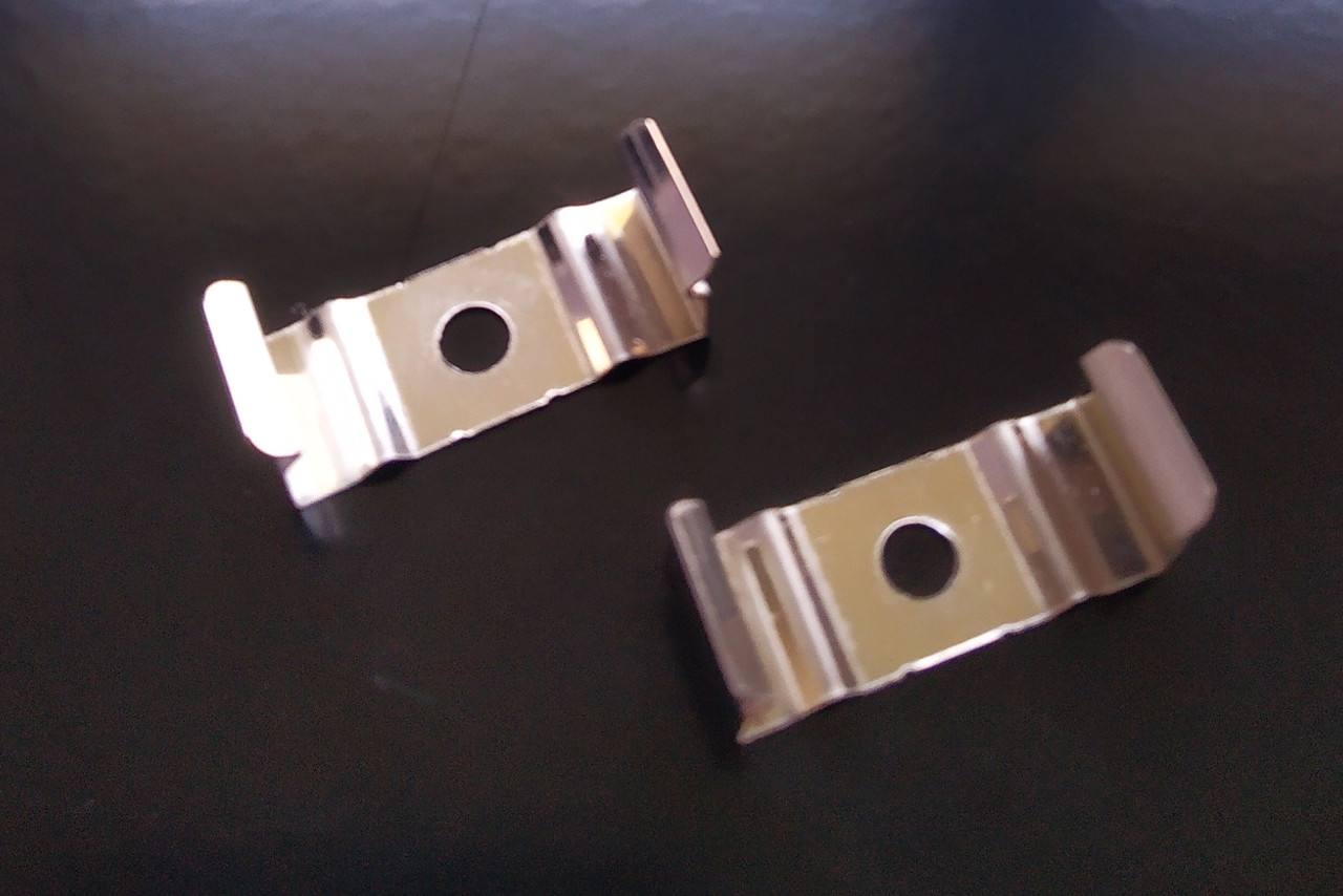 Металеве кріплення LEDTech для накладного алюмінієвого профілю LT-617 10*24 мм, фото 1