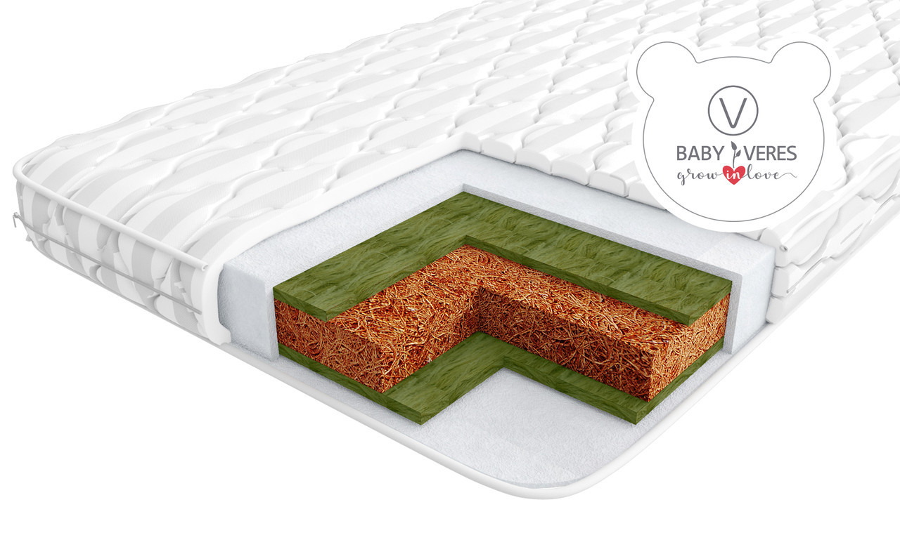 Дитячий матрац Baby Veres Eco 10 120х60х10 см