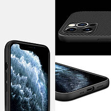 Чохол-накладка Nillkin Synthetic Fibes для iPhone 12/12 Pro 6.1" Чорний (203297), фото 6