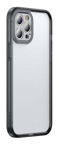 Чохол-накладка Baseus Camera Lens Protector для iPhone 12 Pro 6.1" Прозорий/ Чорний (FRAPIPH61P-01), фото 3