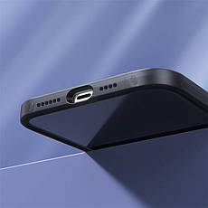 Чохол-накладка Baseus Camera Lens Protector для iPhone 12 Pro 6.1" Прозорий/ Чорний (FRAPIPH61P-01), фото 4