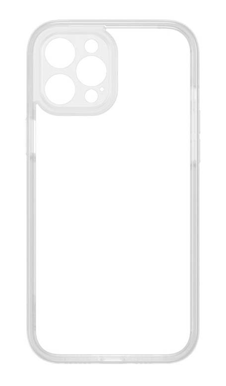 Чохол-накладка Baseus Camera Lens для iPhone 12 Pro Max 6.7" Прозорий/ Білий (FRAPIPH67N-02)