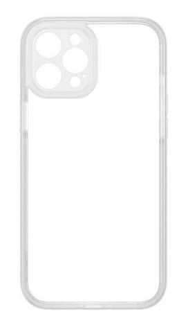 Чохол-накладка Baseus Camera Lens Protector для iPhone 12 Pro 6.1" Прозорий/ Білий (FRAPIPH61P-02), фото 1