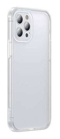 Чохол-накладка Baseus Camera Lens Protector для iPhone 12 Pro 6.1" Прозорий/ Білий (FRAPIPH61P-02), фото 3