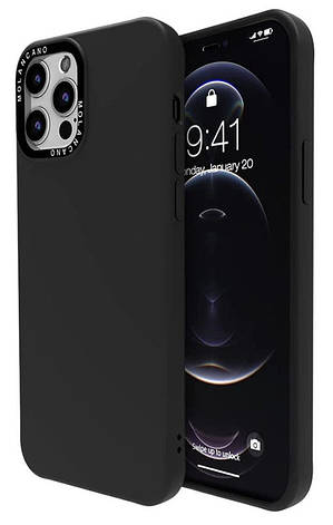 Чохол-накладка Molan Cano MAXXI для iPhone 12/12 Pro 6.1" Чорний (241335), фото 1