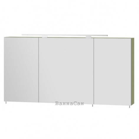 Дзеркало шафа для ванної 120 см з доводчиками Botticelli Vanessa VnM - 120 оливковий мат, фото 1