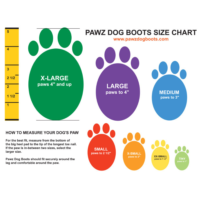 Резиновые носки - обувь для собак PAWZ (Поуз) размер XS (12 штук) Черный - фото 5 - id-p1522167104