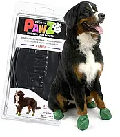 Різинові шкарпетки - взуття для собак PAWZ (Поуз) розмір XL (12 штук) Чорний
