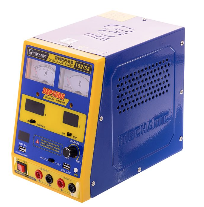 Блок живлення лабораторний MECHANIC DSP15D5 (15V, 5A)