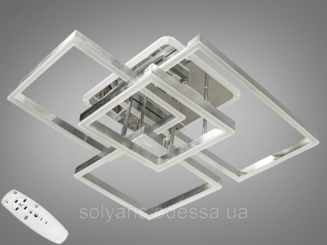 Стельова світлодіодна люстра з діммером 150W 7008NEW LED LED 3color dimmer:, фото 1
