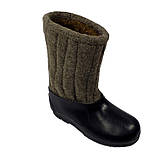 Калоші бурочні р. (36 - 47) чорні, фото 4