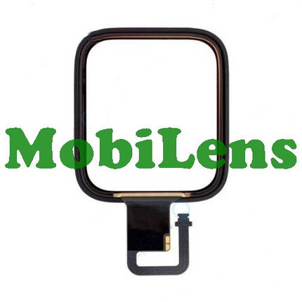 Apple Watch 6, Watch 6 44 mm, Series 6 Тачскрин (сенсор) чорний HighQuality, фото 1