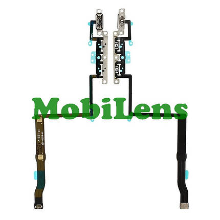 Apple iPhone 11 Pro Шлейф кнопками регулювання гучності та перемикача віброрежиму, фото 1