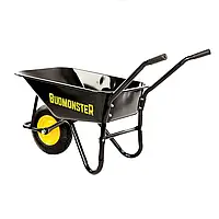 Тачка BudMonster будівельна 1-колісна 80 л, вантажність 200 кг (01-007)