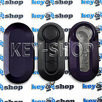 Чехол для выкидного ключа Peugeot (Пежо), Jumper, Relay, Nemo, 3 кнопки, полиуретановый