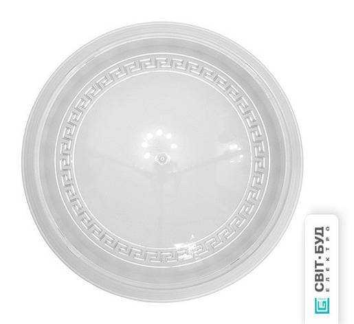 Світильник, пластик, білий, Е27, 40W, 235х80мм, IP20, фото 1