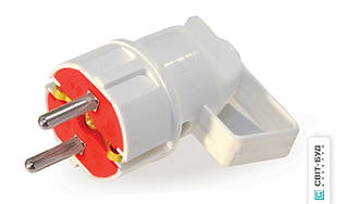 Вилка з заземленням, 16А, з ручкою, Mutlusan