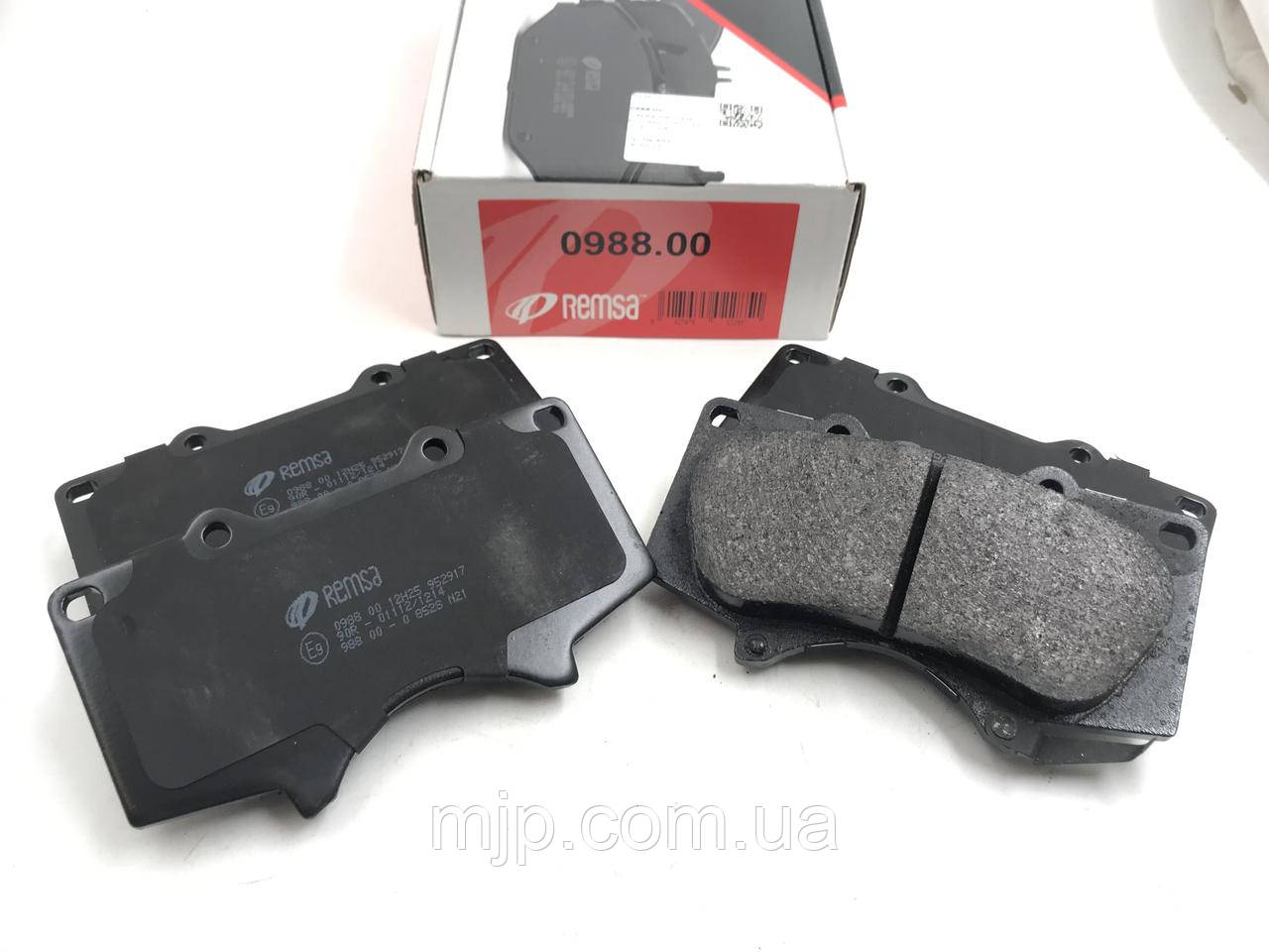 Колодки передні гальмівні REMSA 0988.00 4605A472, 4605A481, 044650K090, 0446535250, 0446535290, 0446560210, 0446560270,, фото 1