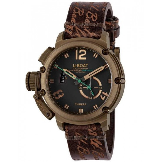Годинник наручний чоловічий U-BOAT 8527 CHIMERA 3 SFERE BRONZO S/N:0358, фото 1