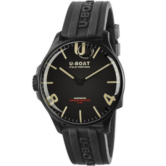 Годинник наручний чоловічий U-BOAT 8464/B CAPSOIL DARKMOON BLACK IPB
