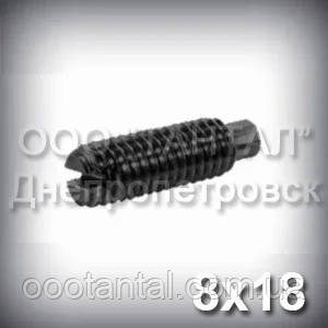 Гвинт М8х20 ГОСТ 1478-93 (DIN 417, ISO 7435) - гужон інсталяційний з циліндричним кінцем