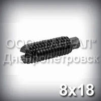 Гвинт М8х20 ГОСТ 1478-93 (DIN 417, ISO 7435) - гужон інсталяційний з циліндричним кінцем