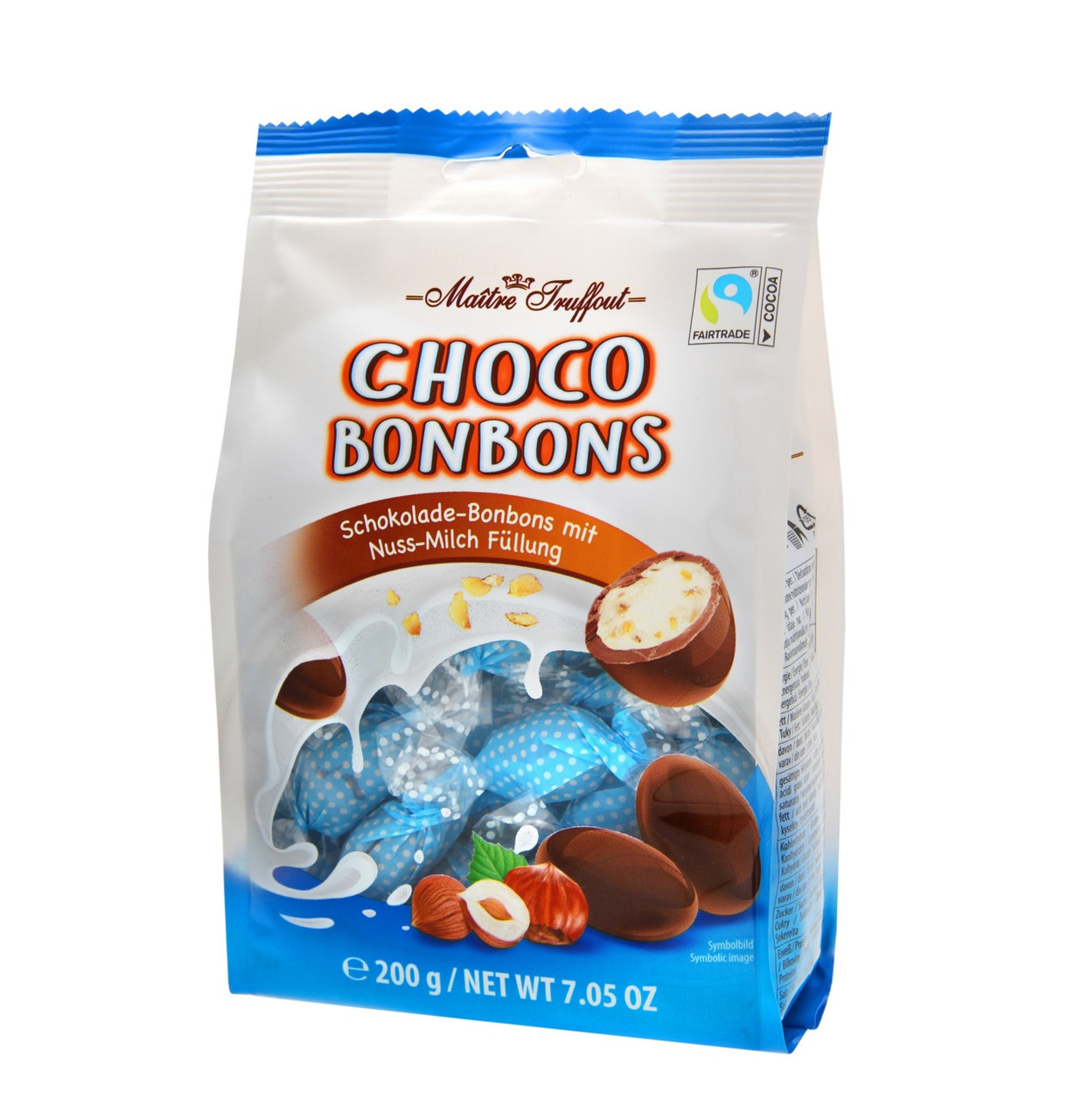 Цукерки Шоколадні Метр Трюфо Чоко Бонбон Maitre Truffout Choco Bonbons 200 г Австрія