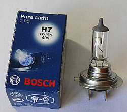 Лампа розжарювання 12 V 55 W H7 PURE LIGHT (пр-во Bosch)