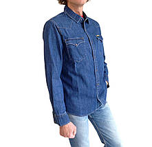 Джинсова сорочка Montana Stonewash 03 — блакитний, фото 4