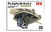 Pz.Kpfw.III Ausf.J. Збірна модель (з інтер'єром) німецького танка у масштабі 1/35. RFM RM-5072, фото 7