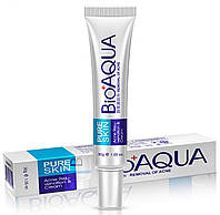 Крем для лица от прыщей BIOAQUA Pure Skin Removal of Acne Cream, 30г УПАКОВКА ПРИМЯТА