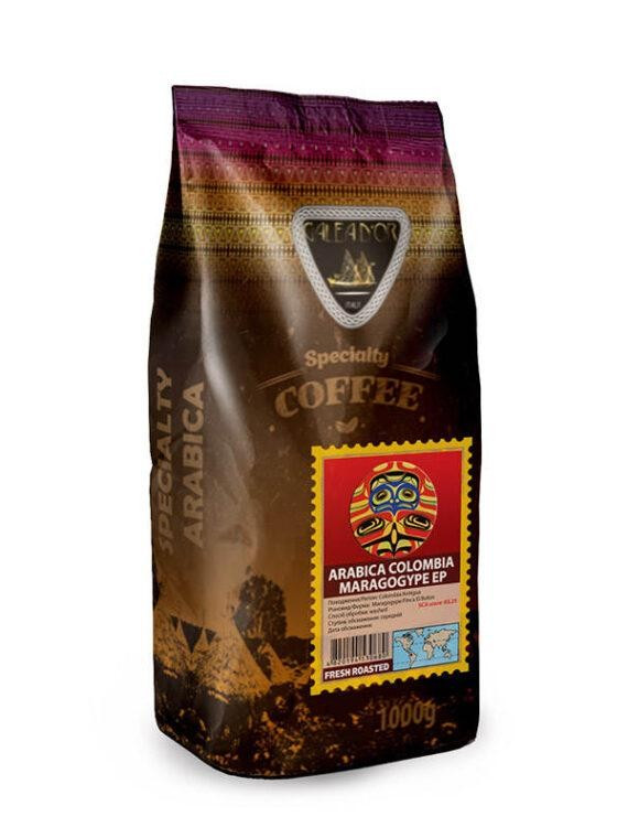Galeador ARABICA GUATEMALA MARAGOGYPE, зернової кави, 1 кг, 100% Арабіка