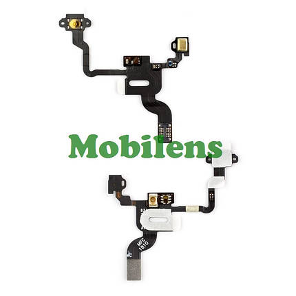 Apple iPhone 4, 4G, A1332 Шлейф кнопки вмикання й датчиком наближення, фото 1