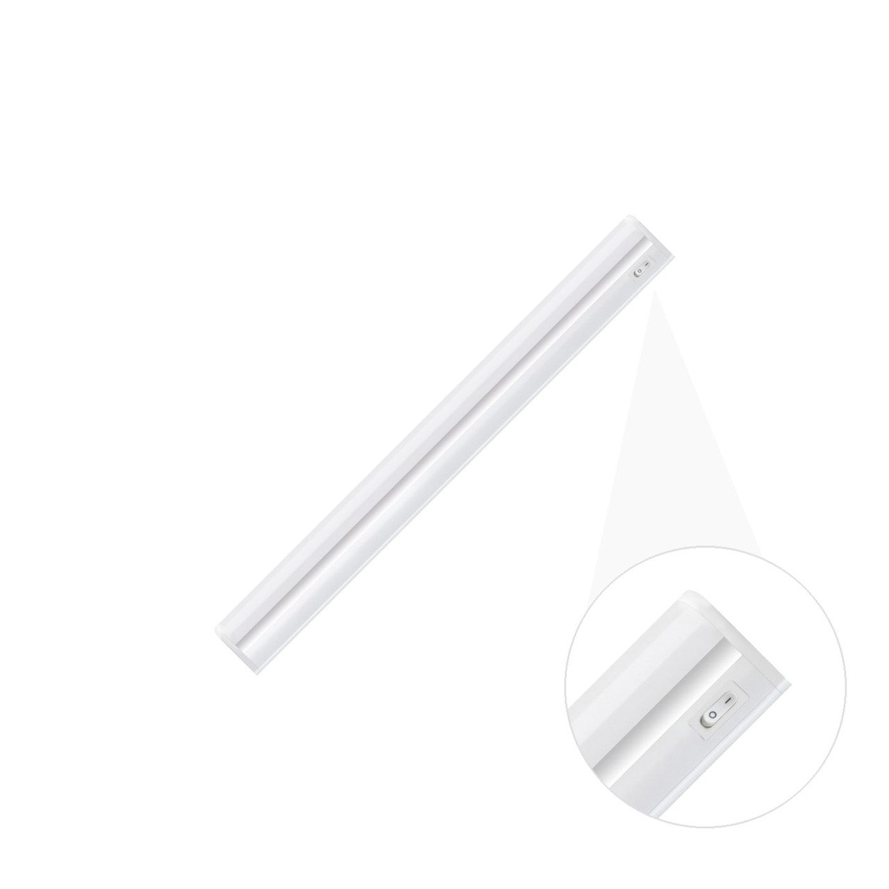 Світильник світлодіодний LED 4Вт 300мм 4000К 320 Lm лінійний з вимикачем