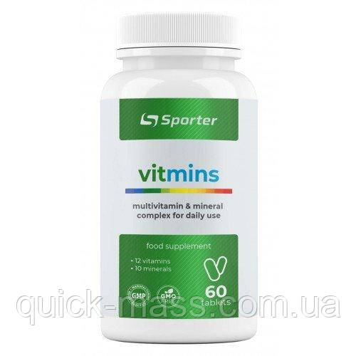 Комплексні вітаміни Sporter Vitmins - 60 таб, фото 1