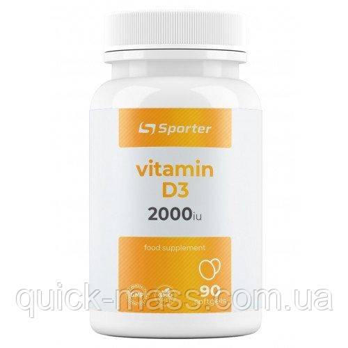Вітамін Д3 Sporter Vitamin D3 2000 ME - 90 softgels