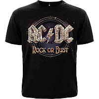 Футболка AC/DC "Rock Or Bust", Размер XL