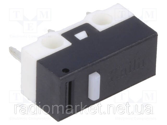 Мікроперемикач KW10-Z7P ,ОN-OFF, 3pin, 1A, 125VAC, фото 1
