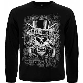 Футболка з довгим рукавом Guns’n’Roses (skull), Розмір L