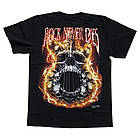 Футболка Череп-гітара "Rock Never Dies" (3D, світиться в темряві) (Rock Chang, 3D-Special Effects-The Absolute collections-glow in, фото 2