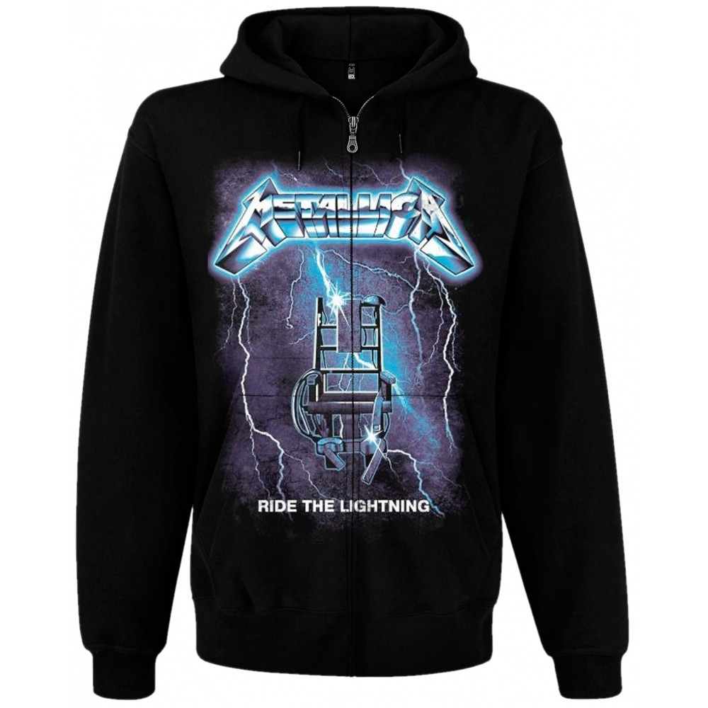 Худі Metallica "Ride the Lightning" на блискавці, Розмір L