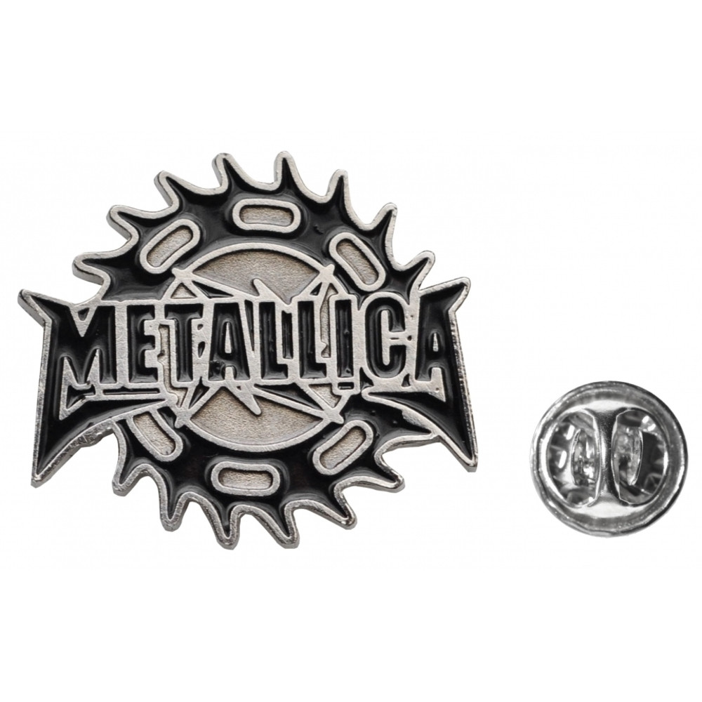 Пін (значок) фігурний Metallica (шестеренка), фото 1