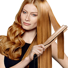 Плойка спіральна 2 в 1 для завивання та випрямлення волосся HAIR Curlinglron BF, фото 3