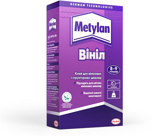 Купить Клей обойный Metylan Винил, цена 140 ₴ — Prom.ua (ID#1522328629)