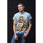 Блакитна Футболка Великий Лебовські Urbanist, Розмір S, фото 2