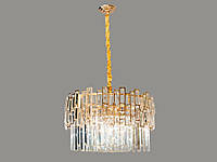 Хрустальная люстра -подвес в классическом стиле, цвет золото, на 5 ламп 1046-550G-LS
