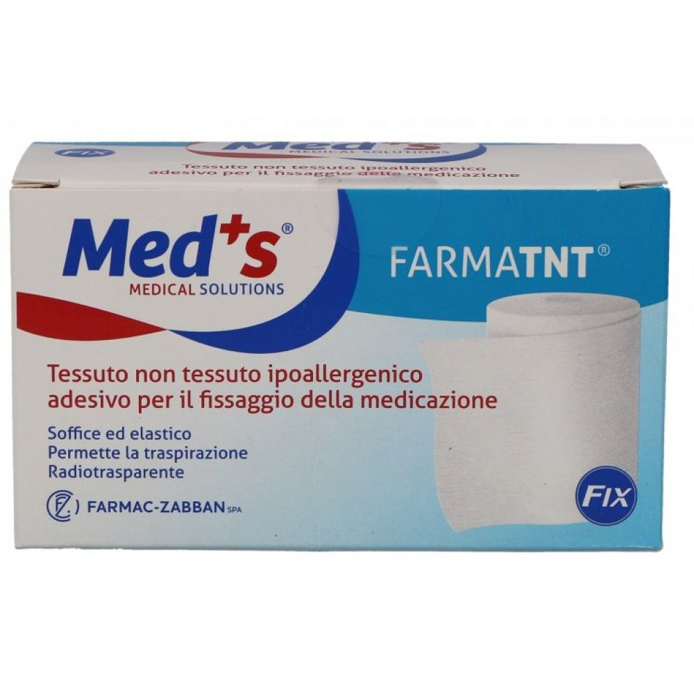 FarmaTNT Fix 5см х 10м - Самоклеючі нетканий тейп для фіксації пов'язок