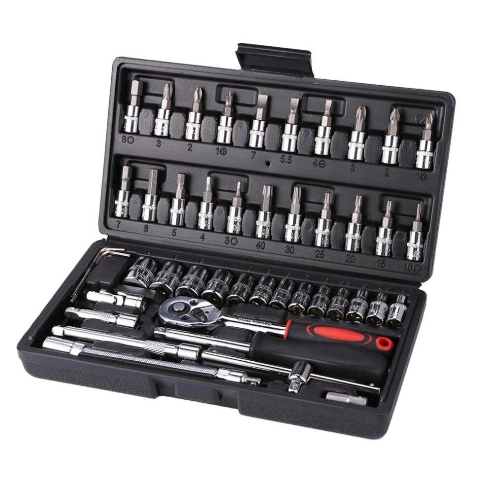 Набір інструментів 46 предметів 46pcs socket wrench set