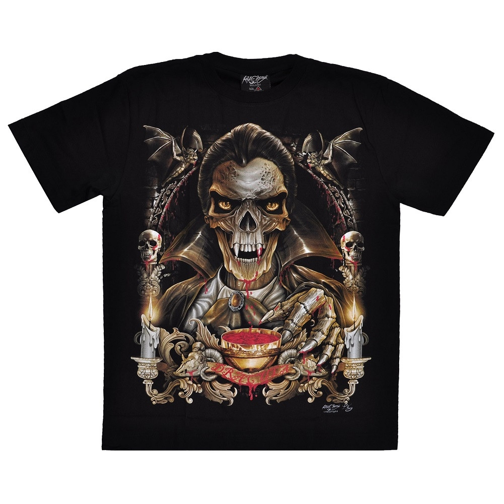 Футболка Dracula (світиться в темряві) (Rock Chang, Man t-shirt glow in the dark), Розмір M, фото 1